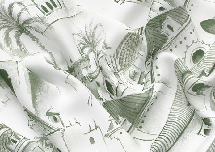 Voyage, Fern - Motorised Roman Blind - Image 4